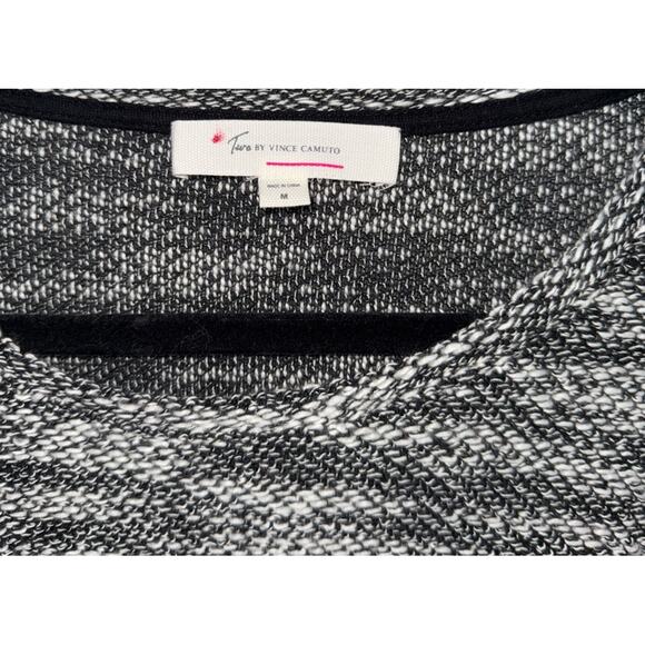 Two By Vince Camuto Women’s Sweater Size Medium Heather Gray Bell Sleeve Knit - Picture 3 of 6
